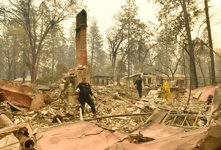 El devastador incendio de California, en imágenes