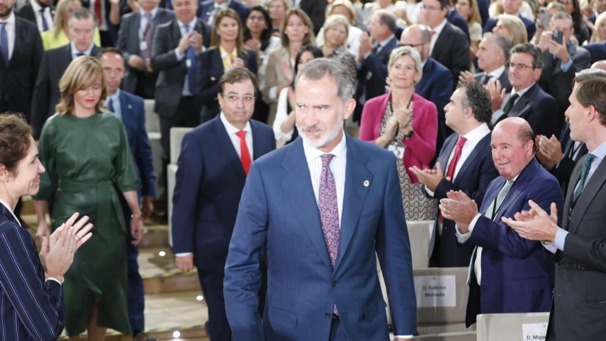 Felipe VI en Cáceres.