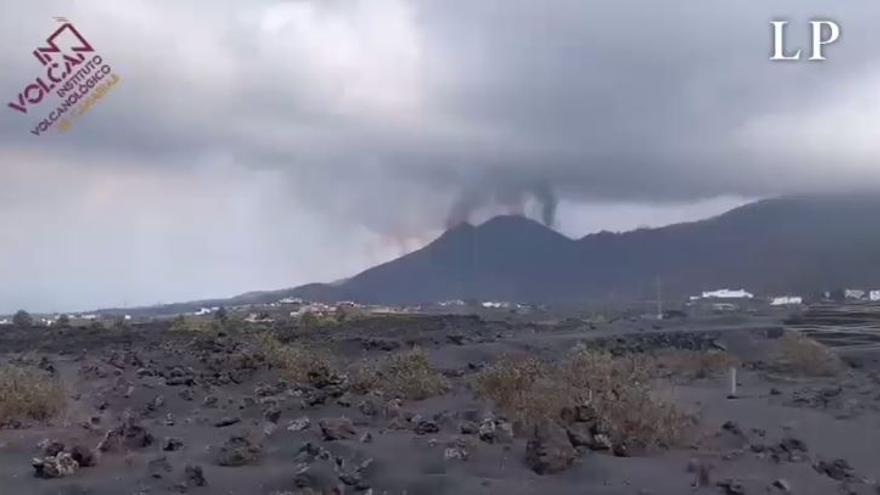 El volcán desde Caños de Fuego