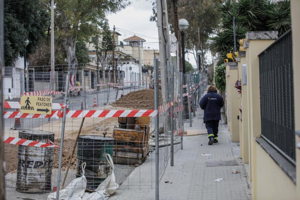 Una jueza ordena paralizar obras de Emaya por obstruir los garajes de los vecinos