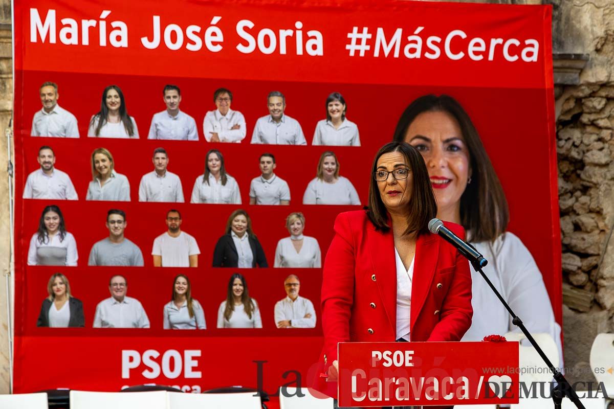 Descubre la lista del PSOE a la alcaldía de Caravaca
