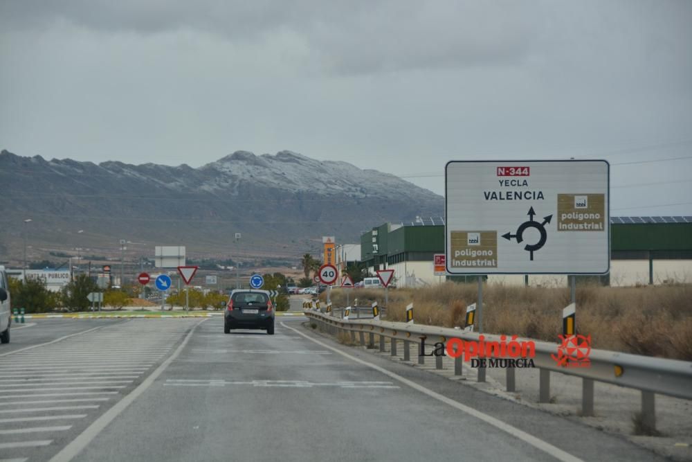 Nieve en el Altiplano murciano