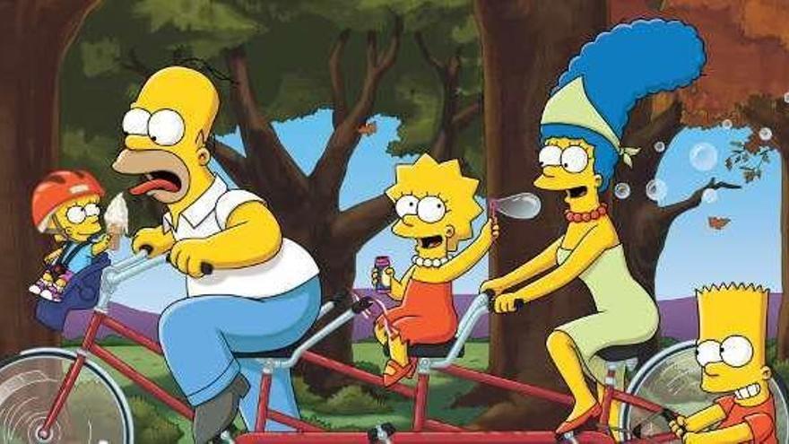 La familia Simpson.