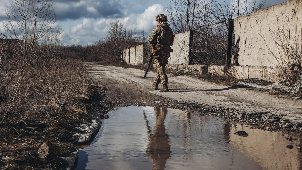 Un soldat de l&#039;exercit d&#039;Ucraïna