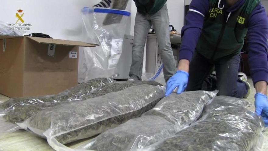 Cae una red que trasladaba marihuana desde España a Lituania