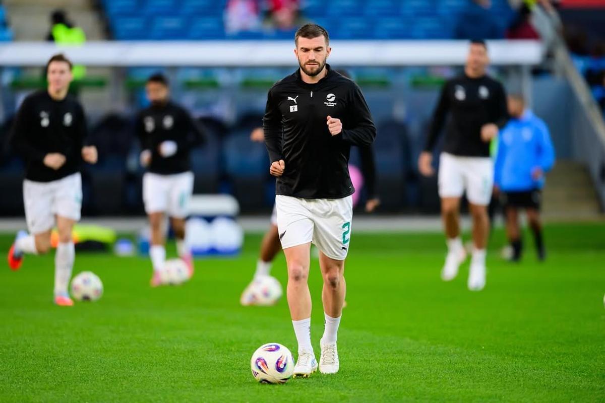 Tim Payne, con la selección de Nueva Zelanda