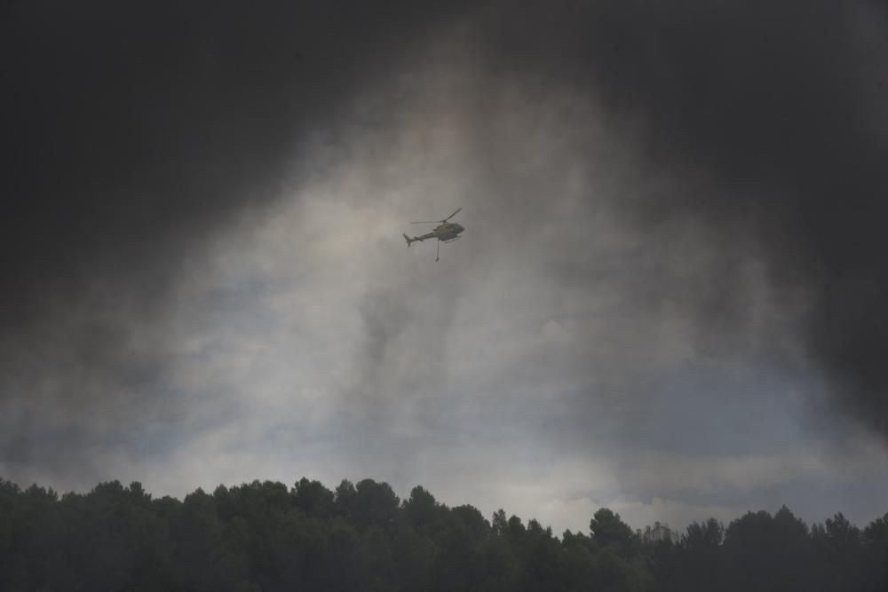 Incendi a la fàbrica Bo de debò a Sant Vicenç de Castellet