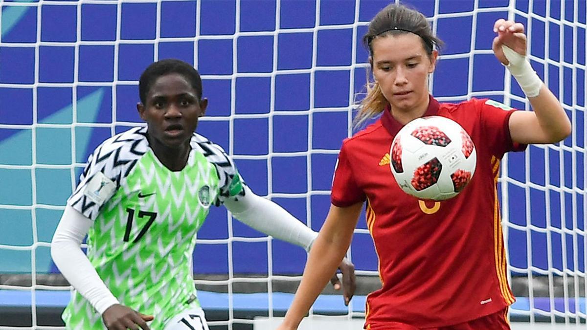 El golazo de Damaris Egurrola en una entrenamiento con la selección española