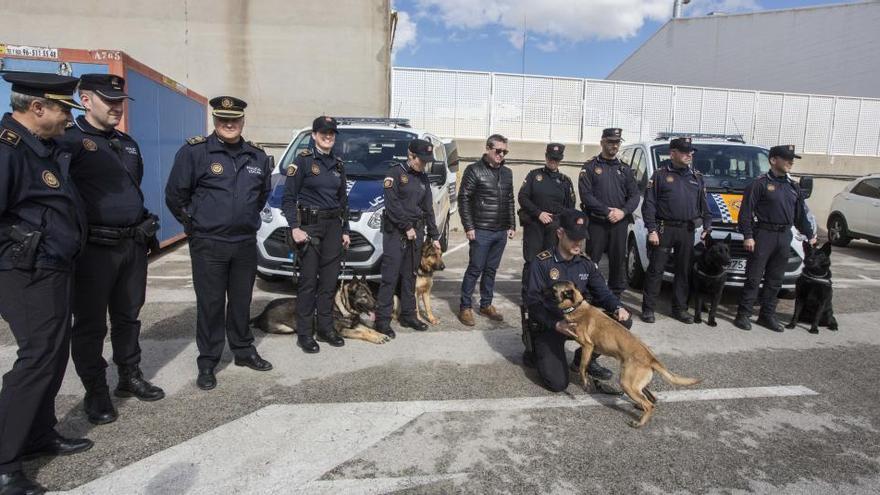 Los nuevos vehículos de la Unidad Canina que se presentaron recientemente