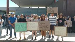 Los gritos, lemas y consignas más llamativos en la protesta de Otero de Sanabria