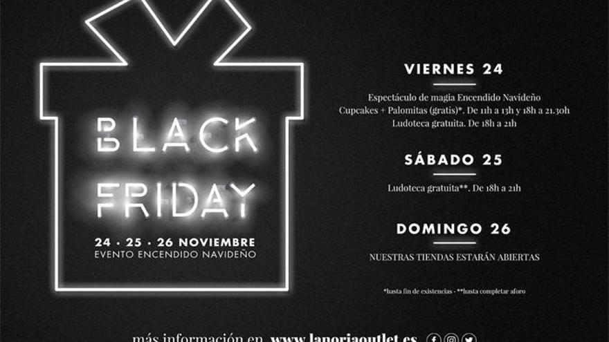 Llega el Black Friday a La Noria, con descuentos añadidos a precios Outlet