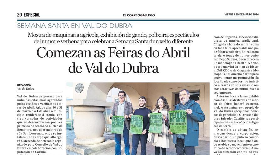 LE AQUÍ O ESPECIAL DAS FEIRAS DO ABRIL DE VAL DO DUBRA EN PDF