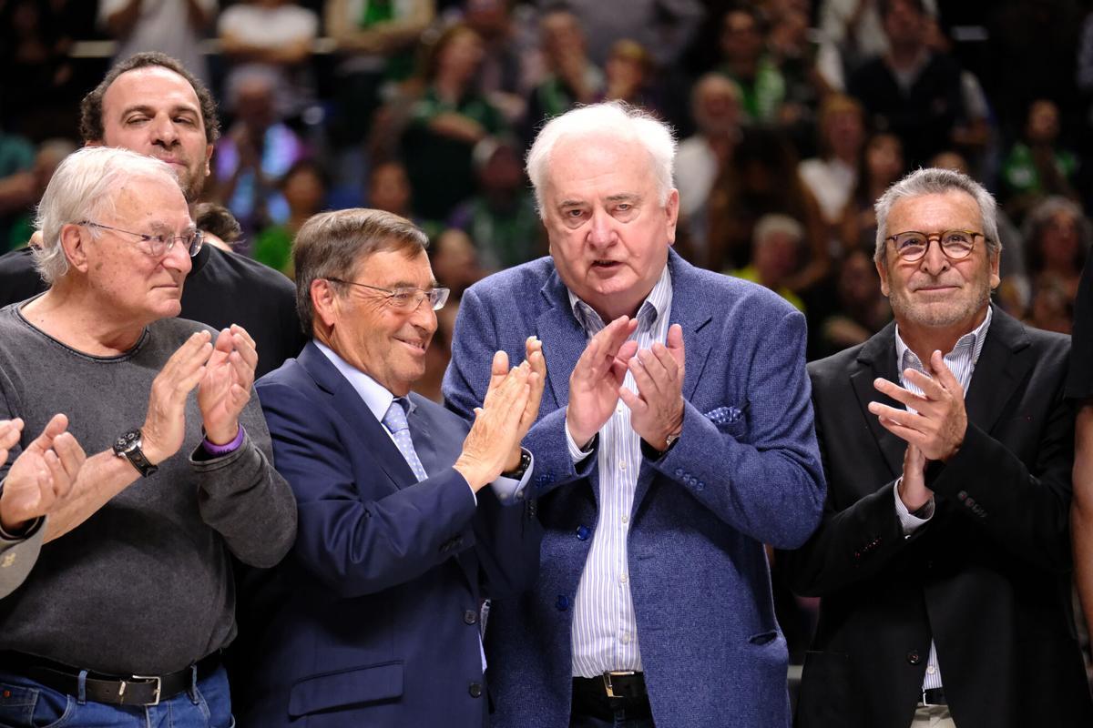 Bozidar Maljkovic, en el homenaje a los campeones de la Korac de 2001