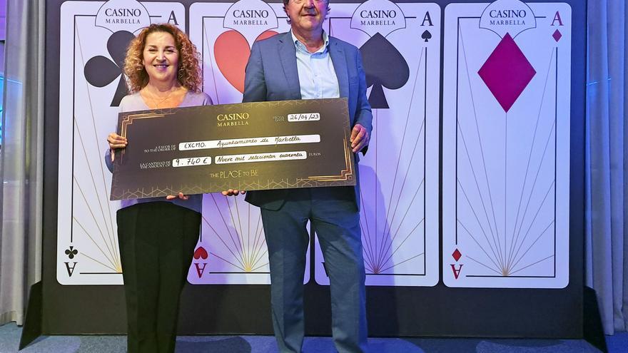 Casino Marbella impulsa proyectos sociales con la donación de sus Fichas Huérfanas