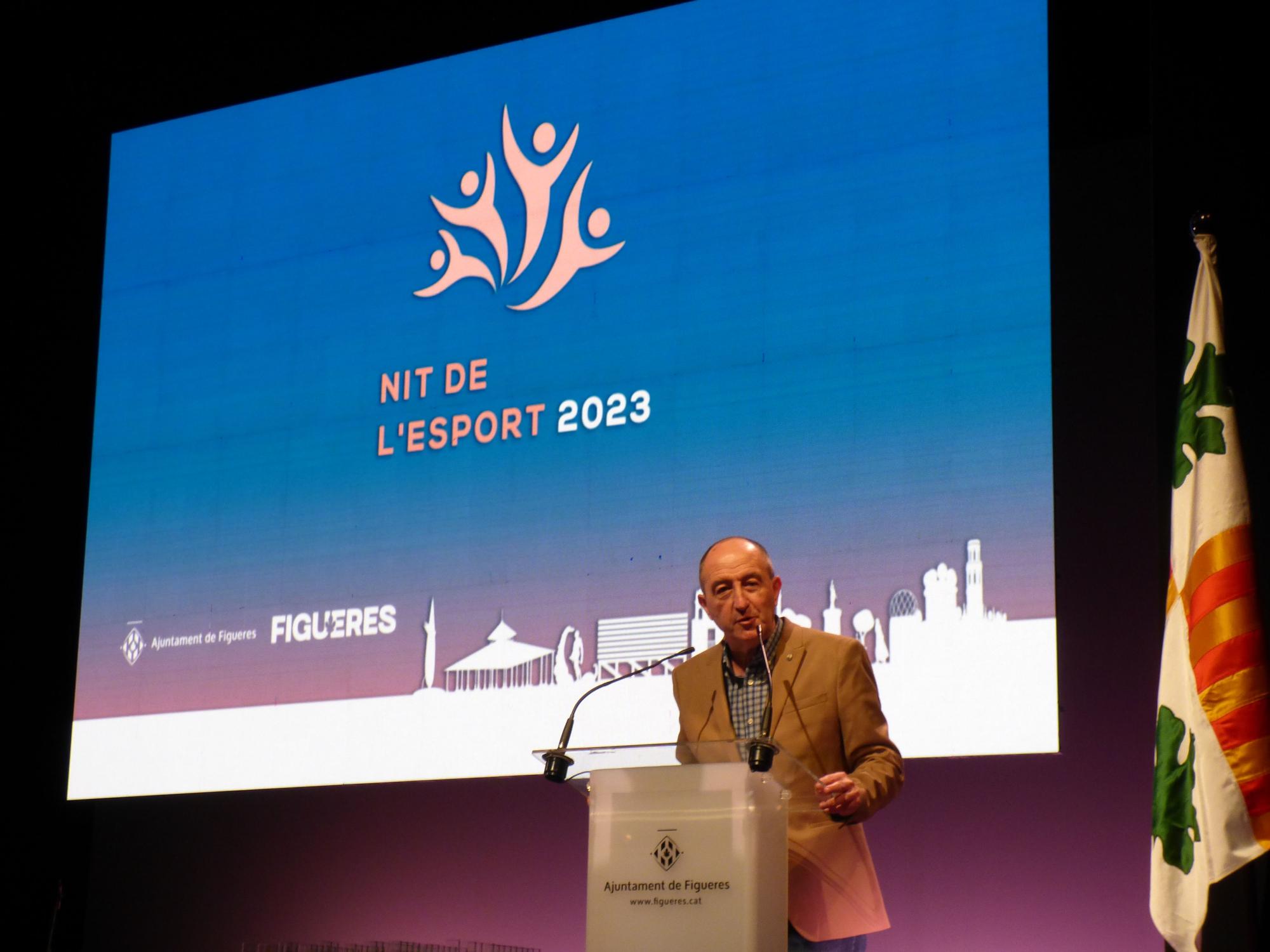 Els esportistes s'apoderen del Teatre El Jardí de Figueres per celebrar la Nit de l'Esport 2023