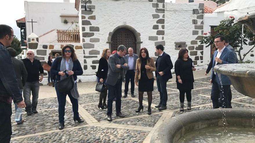 Visita de Fernando Clavijo a Telde