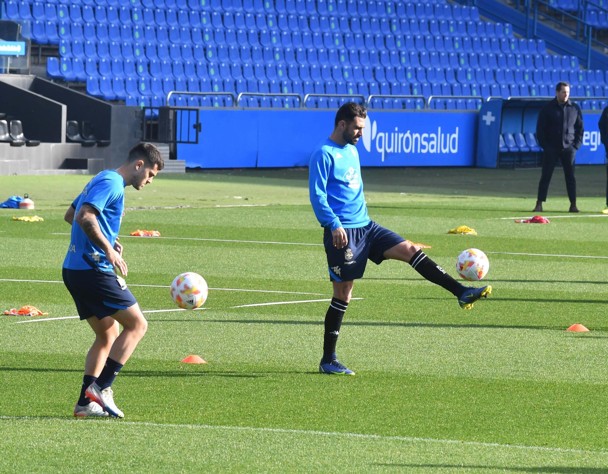 El Dépor trabaja en Riazor para buscar una victoria a domicilio en Talavera