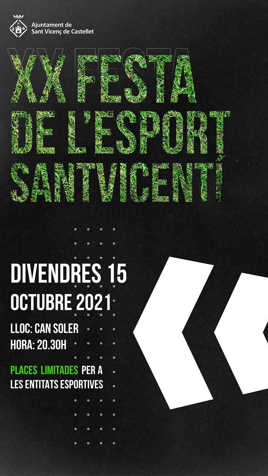 Cartell de la 20a Festa de l&#039;Esport Santvicentí