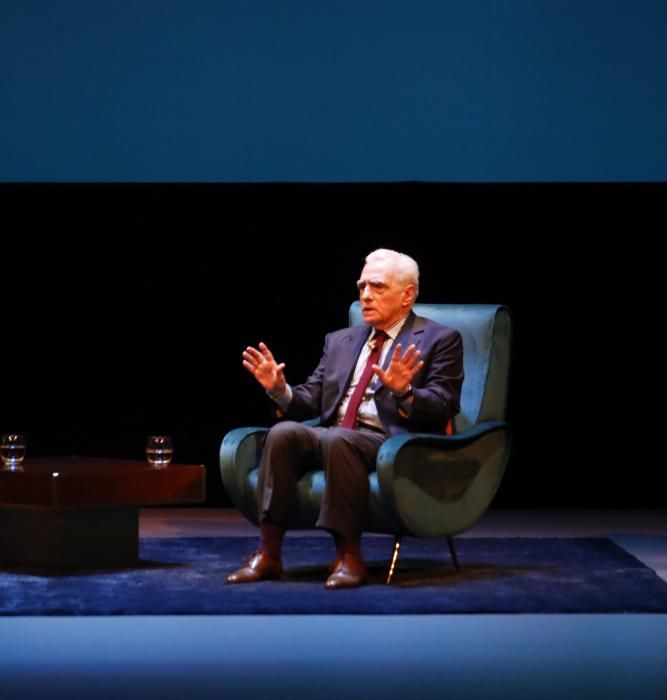 Martin Scorsese en el teatro Jovellanos.