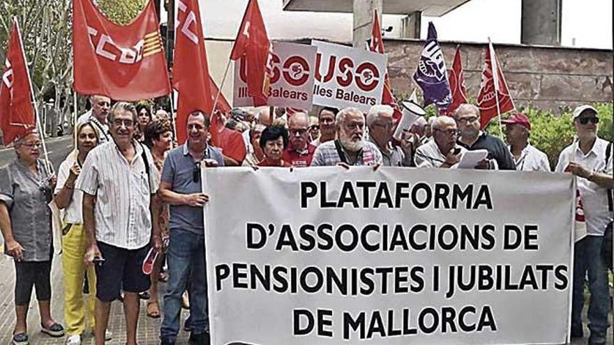 Protesta de pensionistas