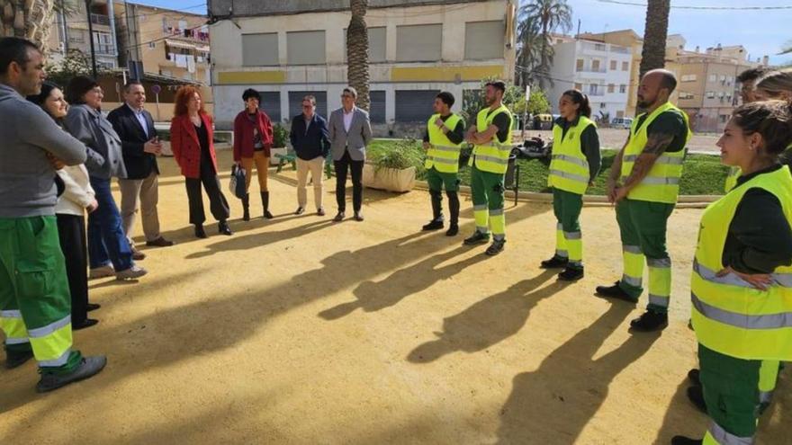Abanilla | Quince jóvenes formados por el SEF, listos para ser jardineros