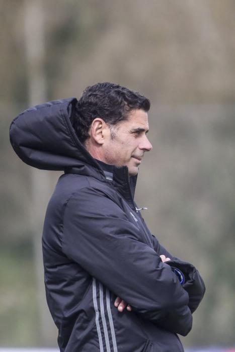 Entrenamiento del Real Oviedo en El Requexón