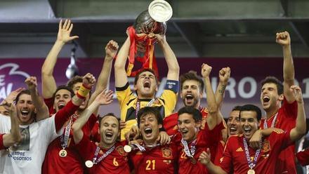 Celebración Final de la Eurocopa 2012