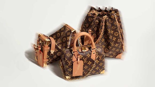 Tres modelos icónicos con el Monogram de Louis Vuitton.