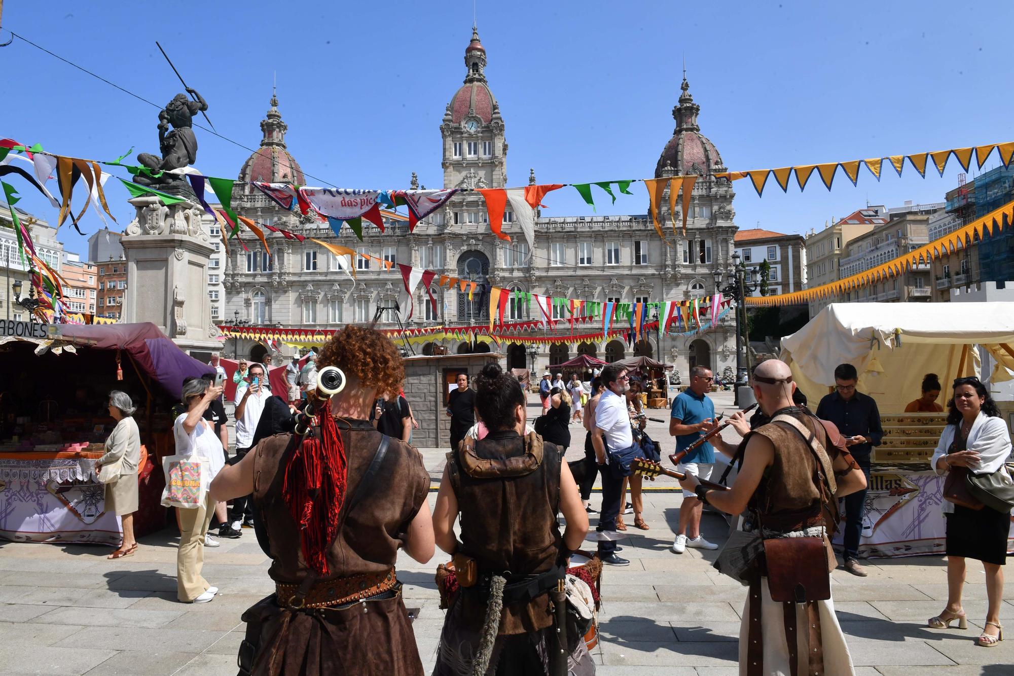 Arranca la feria medieval de A Coruña