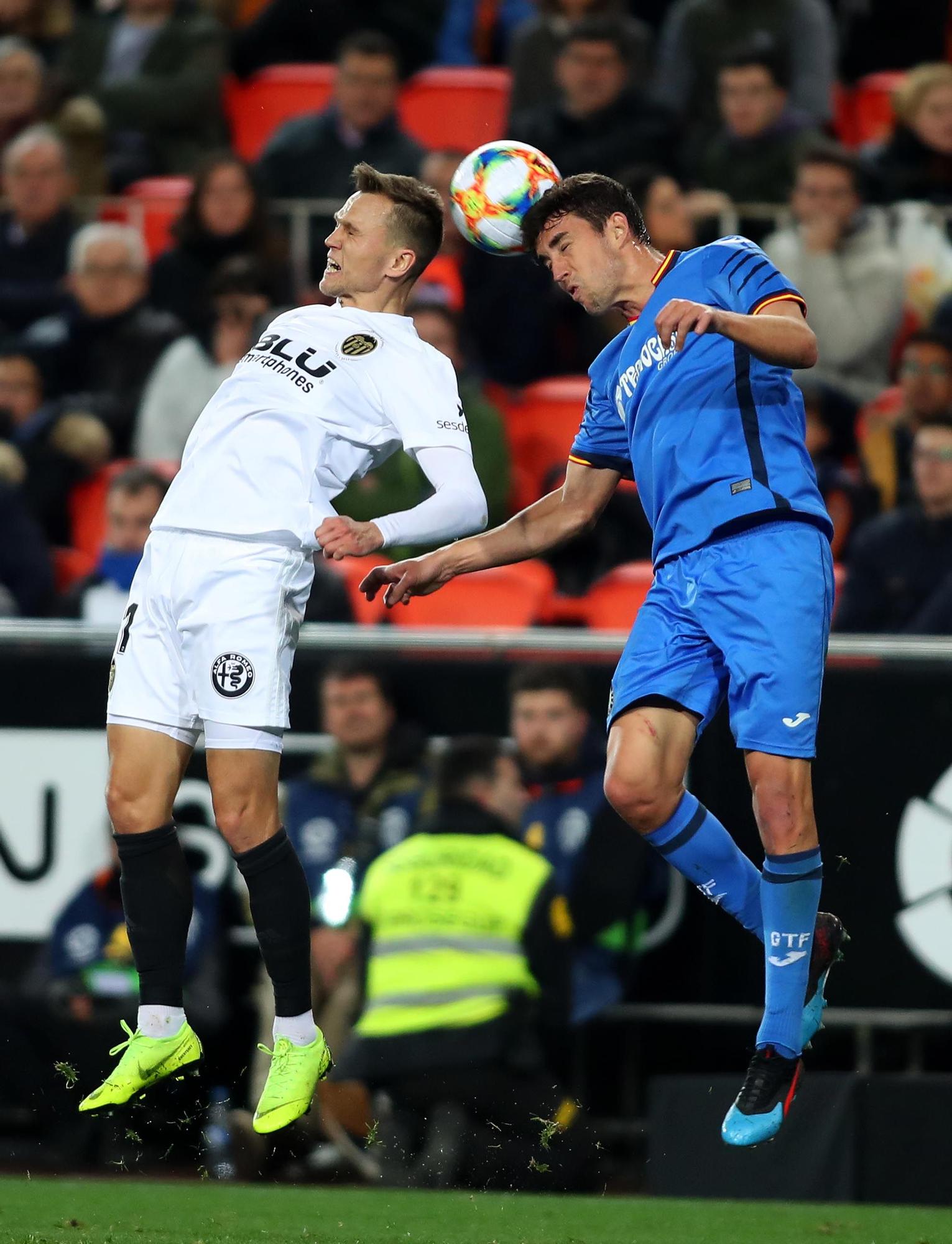 Los enfrentamientos Valencia CF - Getafe con Bordalás en el banquillo madrileño