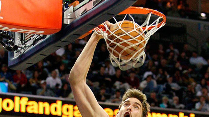 Marc Gasol, en un moment del partit contra Washington.