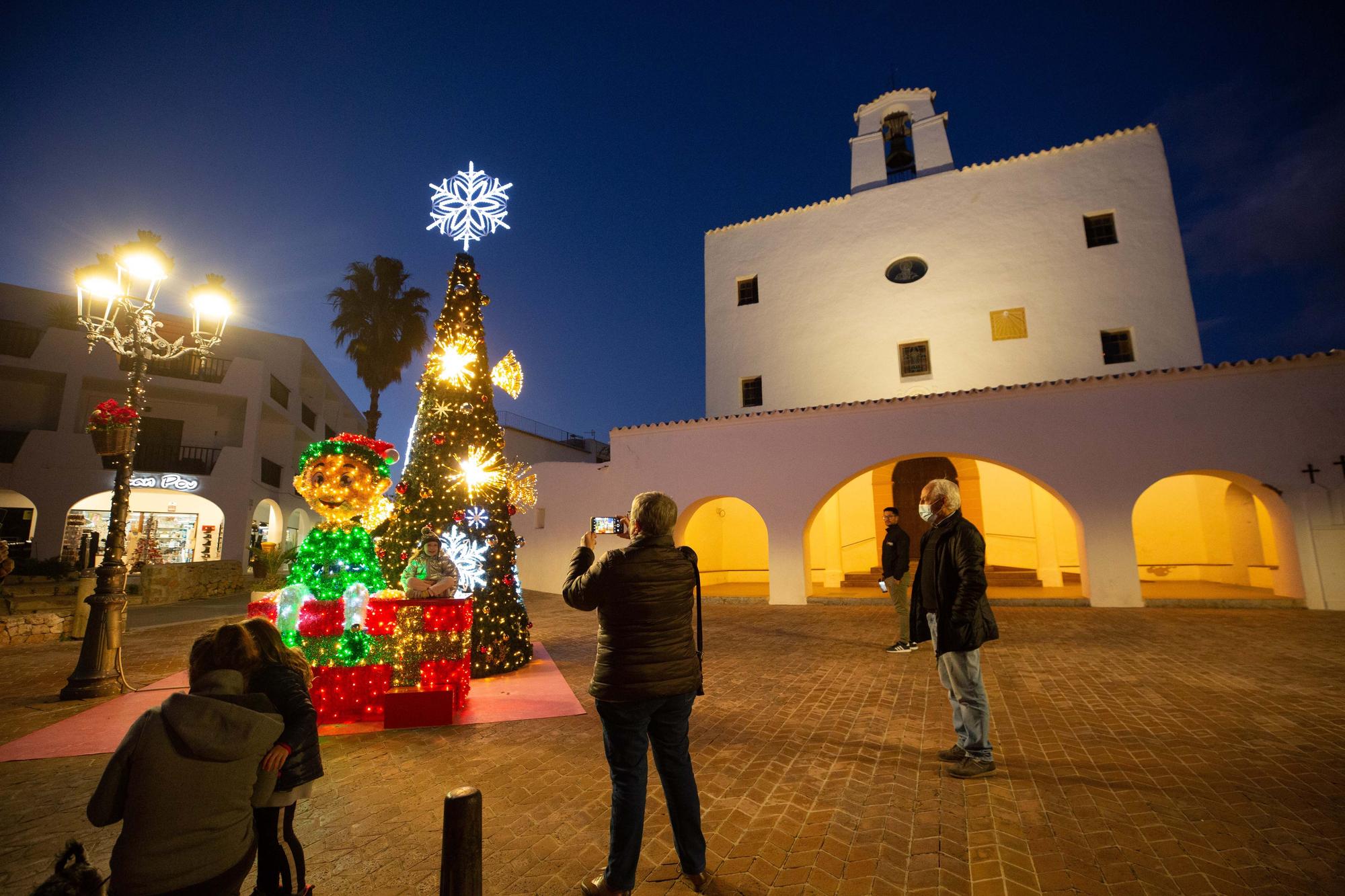 Encendido de las luces de Navidad en Sant Josep