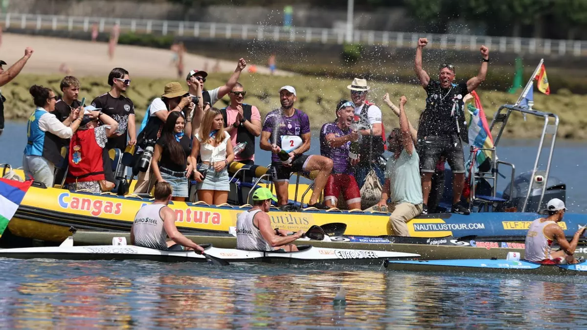 EN DIRECTO: ¡El Descenso del Sella ya tiene ganadores! Walter Bouzán y Bertín Llera se imponen tras un esprint espectacular