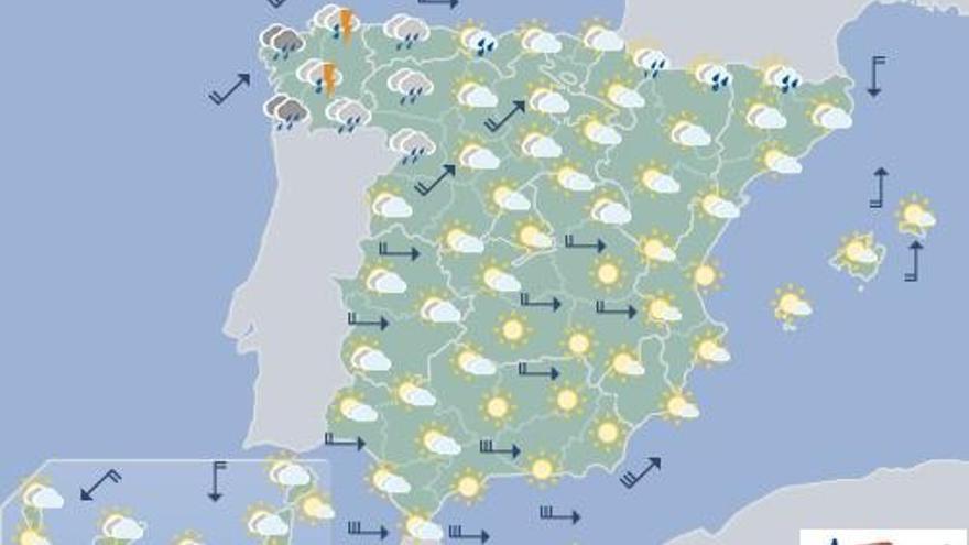 Cielos nubosos en el norte y despejado en el resto de Canarias