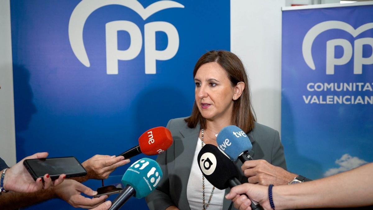 María José Catalá, portavoz del PP en el Ayuntamiento de València.