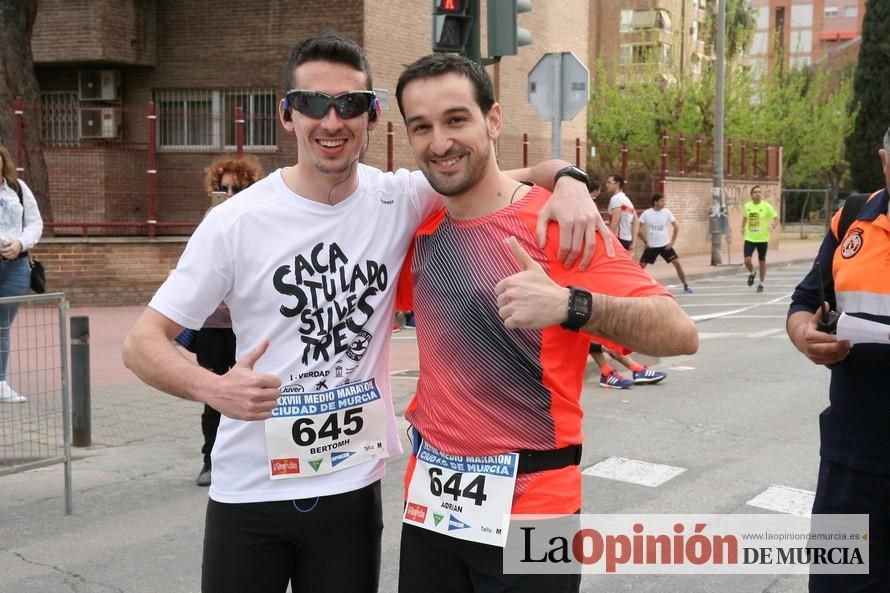 Media Maratón de Murcia: grupos y corredores