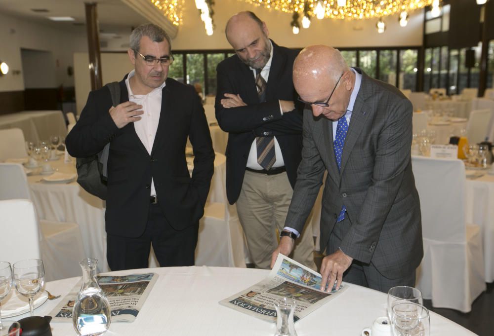 Desayuno con Duran i Lleida en el Maestral