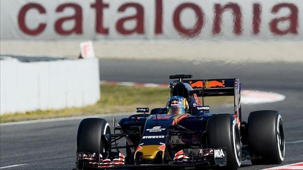 Carlos Sainz, en los test de Montmeló