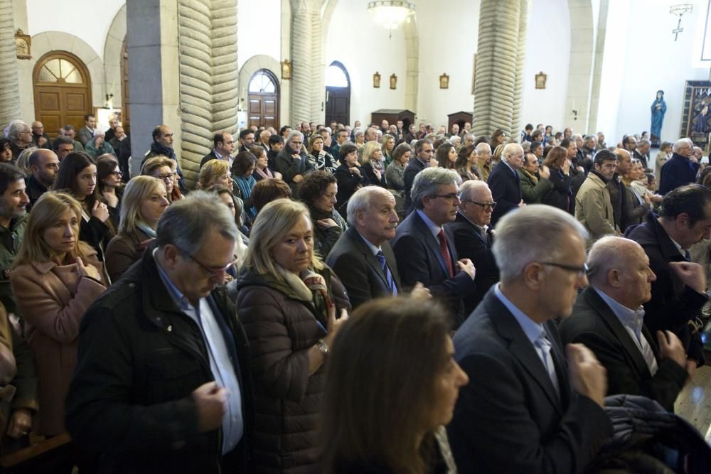 Funeral por Claudio Fernández Junquera en San Julián de Somió