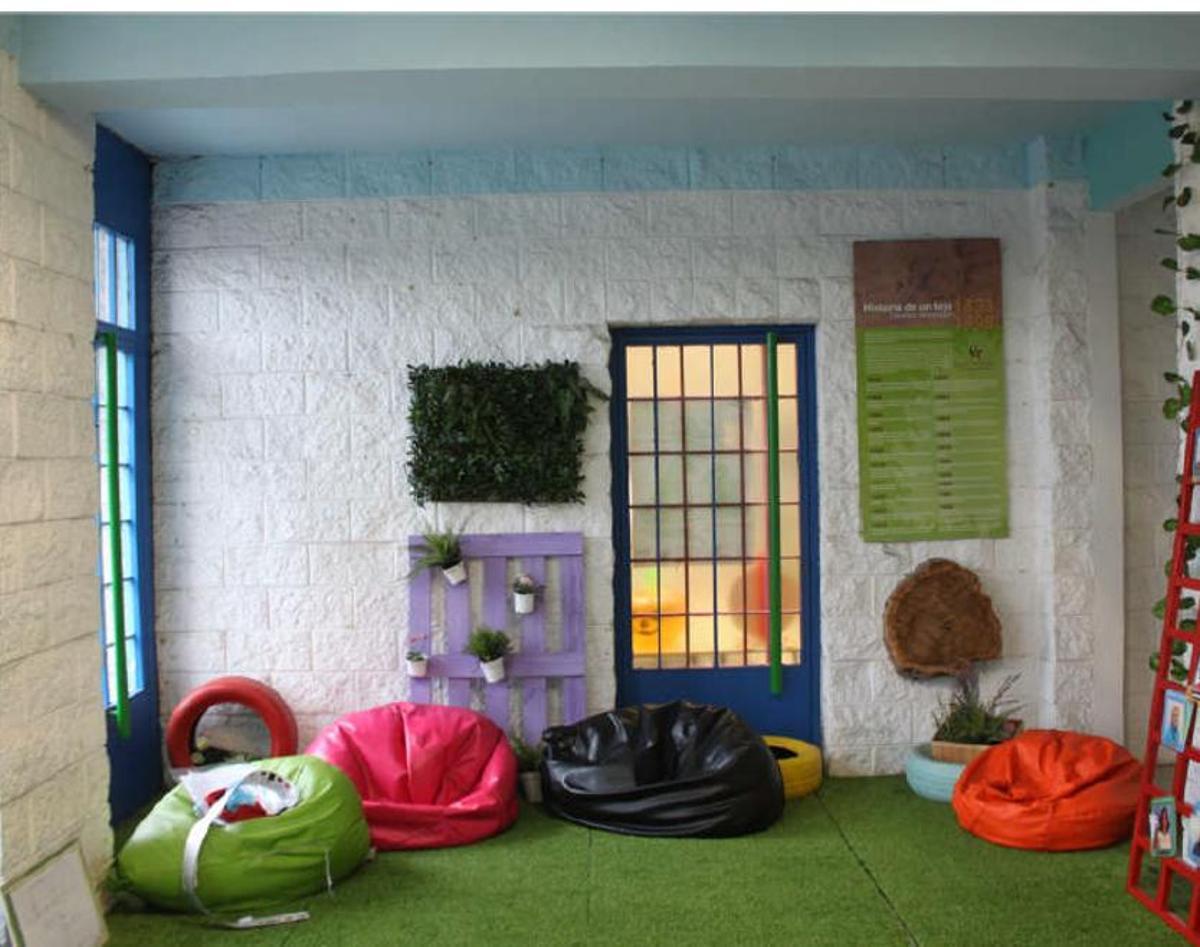 Zona a rehabilitar del colegio Santa Olaya.