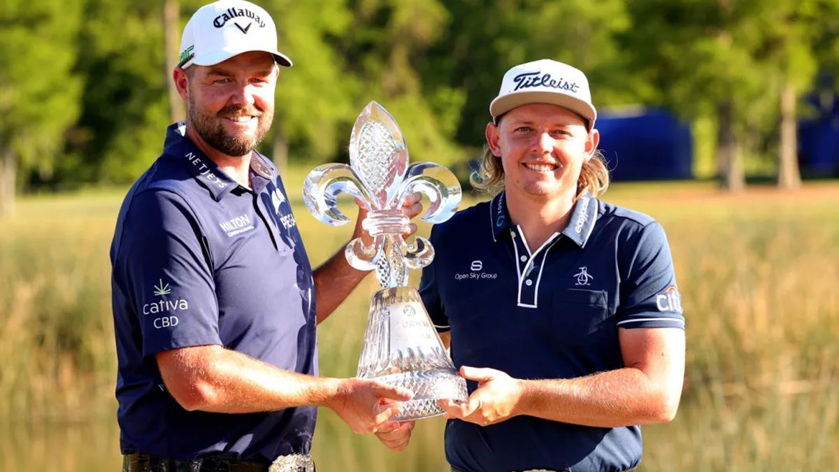 Leishman y Cameron Smith lograron la victoria en el Zurich Classic