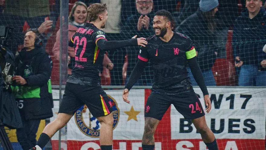 Reece James abrió el marcador ante el Copenhague