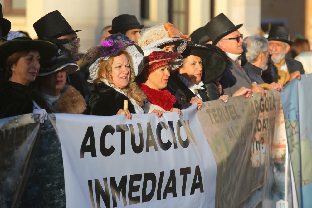 Protesta de Teruel Existe en València