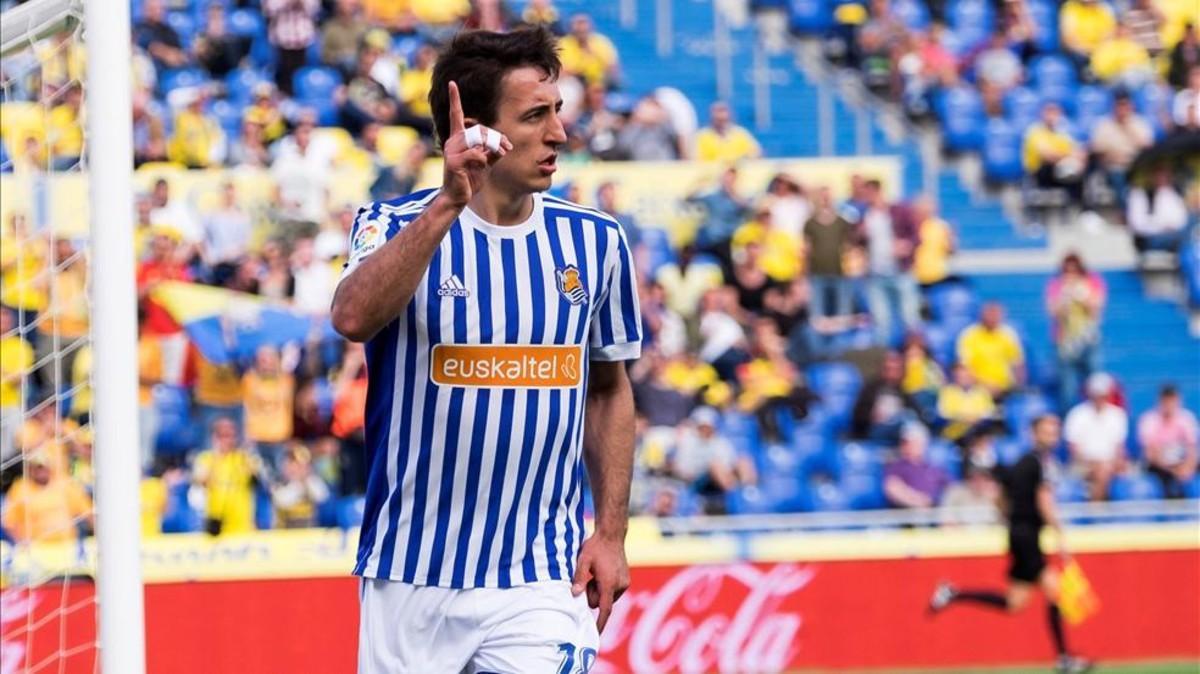 El atacante eibarrés ha prolongado su vínculo con la Real Sociedad