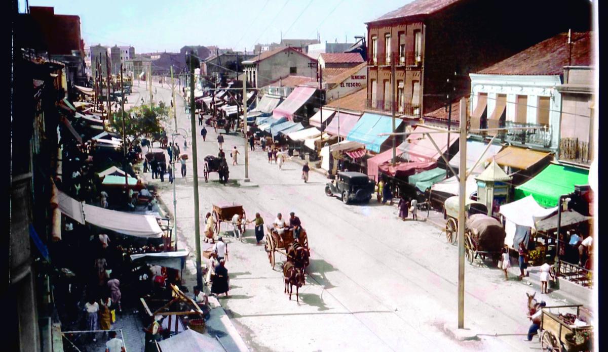 La calle de Bravo Murillo en 1933.