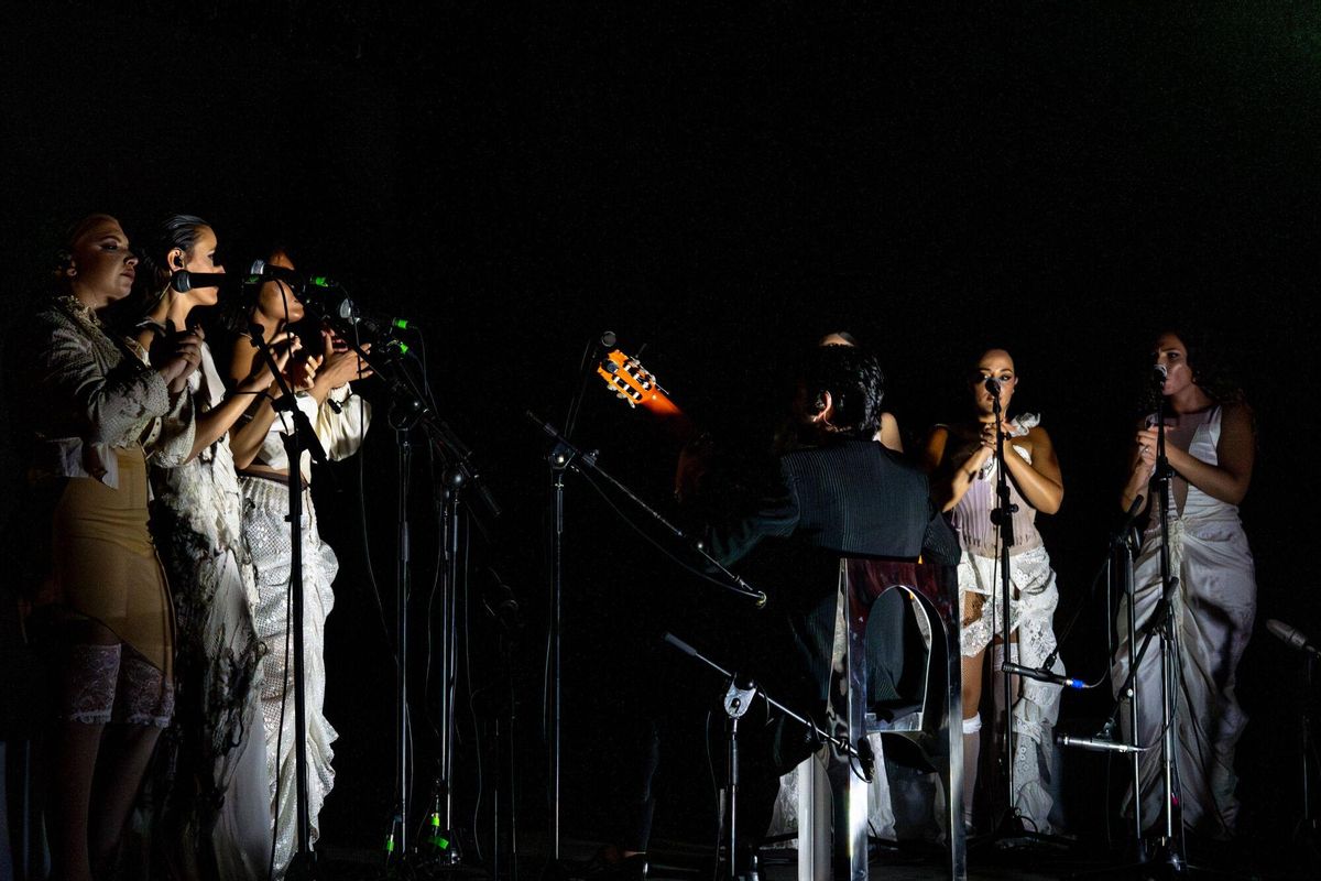 Yerai Cortés y su guitarra, en la última jornada del Sónar.