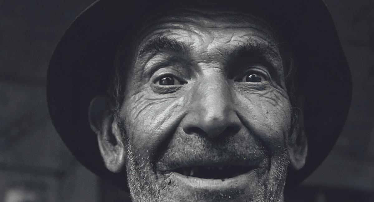 Retrato de un campesino hecho por Eladio Begega