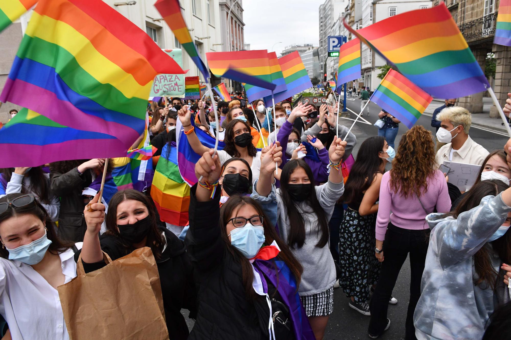 Día del Orgullo LGTBI 2021 en A Coruña