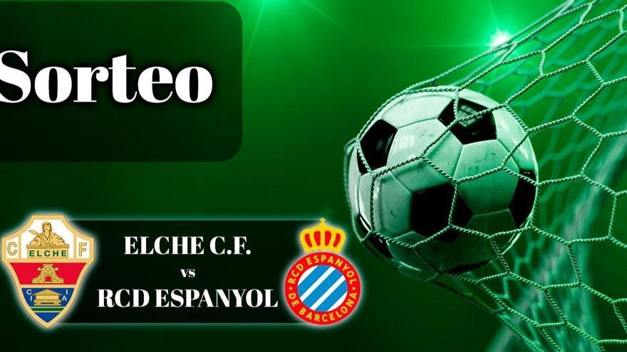 Ganadores de las  3 entradas dobles para ver el Elche CF - RCD Espanyol