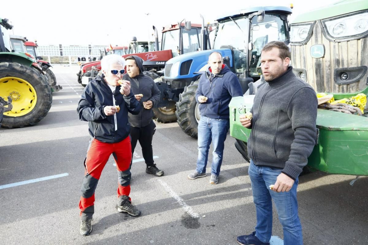 Tractorada en Zaragoza